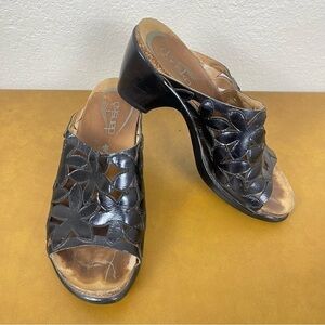 Dansko Clarissa Leather Floral Sandal Size EU 36 Women